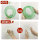 SMUJU 12 pieces, protective collar, anti-snail, Ø 24 cm, green, protects lettuce and cabbage plants from animal damage.