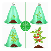 20 große wiederverwendbare Glocken für Pflanzen, 24x27 cm, Schutz vor Schnecken und Frost, ideal für Gemüseanbau.