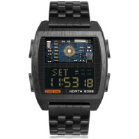 North Edge mens watch, model: Cyber Tank, digital sports...