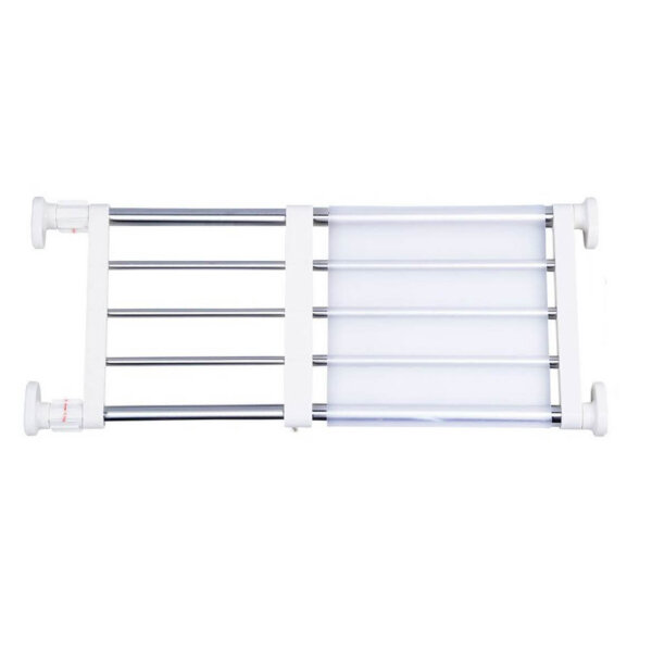 BAOYOUNI Wardrobe Accessories Shelves Expandable 40-60cm Adjustable Ideal for Kitchen and Bathroom DIY Organizer.