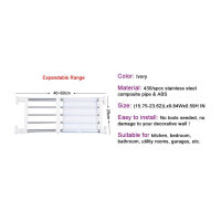 BAOYOUNI Wardrobe Accessories Shelves Expandable 40-60cm Adjustable Ideal for Kitchen and Bathroom DIY Organizer.