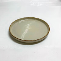 Stoneware tableware set 24 pieces for 6 people, high-quality country house style, beige, including bowls and plates, Pure Living.