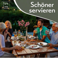 Scandi-style dinnerware set for 6 people, 18 pieces, premium porcelain, white, dishwasher and microwave safe, stylish plates and bowls.