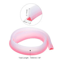 Sourcing Map 39 inch Shower Barrier Folding Water Splash...
