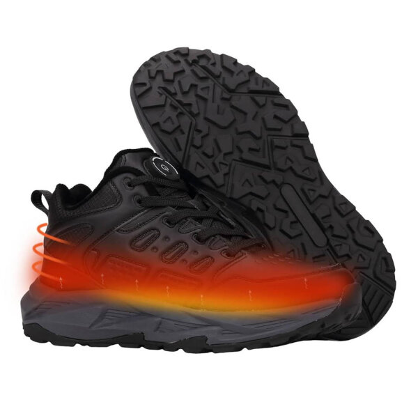 NBUABX Heated Shoes, Size 42, Electric, 3 Heat Settings, 4000mAh Battery, Ideal for Winter, Hunting, Skiing.
