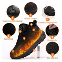 NBUABX Heated Shoes, Size 36, Heated Shoes, 3 Heat Settings, 4000mAh Battery, Electric, Ideal for Winter, Hunting, Skiing.