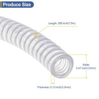 Sourcing Map, 15/32", Hochdruck PVC-Schlauch,...
