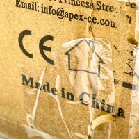 BESTIER crystal chandelier, pendant light, 8 GU10 LED, diameter 55cm, height 120cm, modern, for dining room, bathroom, with scratches.