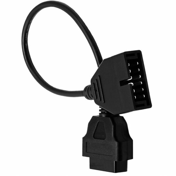 GOLITON OBD2-OBD1 Adapter Cable 12 Pin to 16 Pin Diagnostic Tool for GM Easy Plug and Play.
