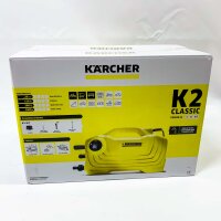 Kärcher K 2 Classic, high-pressure cleaner, compact, lightweight, 110 bar pressure, ideal for small cleaning tasks.
