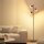 SIBRILLE floor lamp 36W LED, dimmable, 2500LM, 2700K-6500K, modern ceiling floodlight with remote control, 3 lights for living room, bedroom, office.
