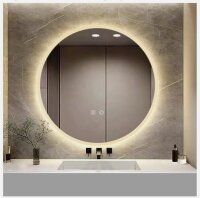 YOSHOOT 48.5cm Wall Mirror Dimmable LED Light Anti-Fog...