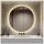 YOSHOOT 48.5cm Wall Mirror Dimmable LED Light Anti-Fog IP44 Classic Design Large Diameter.