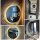 Bathroom mirror, LED touch, round, 3 colors dimmable, defogging, 50cm, decorative, touch switch, illuminated