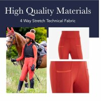 Lemieux Judgendreithose, Indigo, Reithose, atmungsaktiv, elastisch, ideal für Turniere, Größe 11-12.