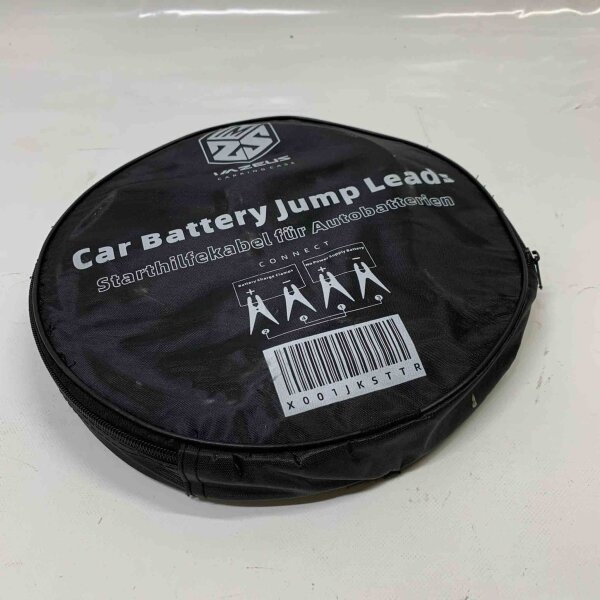 IMZEUS jump start cable 800A, 4m, for cars & trucks, 6/12/24V, ideal for diesel and petrol engines, including carrying bag.