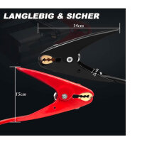 IMZEUS jump start cable 800A, 4m, for cars & trucks, 6/12/24V, ideal for diesel and petrol engines, including carrying bag.