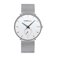FIZILI mens watch 086, ultra thin, black, minimalist,...