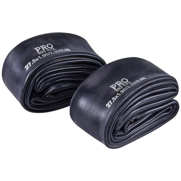 PRO Bike Tool, 27.5, Fahrradschlauch, 2er Pack, 2.30-2.4 Presta, geeignet für Rennrad und Mountainbike, 28 Zoll.
