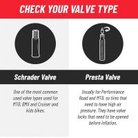 PRO Bike Tool, 27.5, Fahrradschlauch, 2er Pack, 2.30-2.4 Presta, geeignet für Rennrad und Mountainbike, 28 Zoll.
