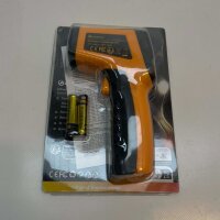 KETOTEK Infrarot Thermometer, Digital IR Pyrometer, -50°C bis 400°C, berührungslos, ideal für Kochen, Barbecue und Industrie.