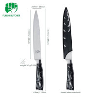 Fullhi, 8" Rissenmesser, Edelstahl, mehrfarbig, mit...