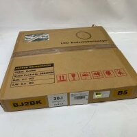 GIMBELEN round mirror 50 cm, bathroom mirror with lighting, dimmable, 3 light colors, IP44, HD safety glass, black.