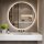 GIMBELEN round bathroom mirror 50 cm, illuminated, 3 light colors, dimmable, touch switch, memory function, explosion-proof.