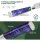 Fullhi 8-inch kitchen knife, multi-colored, stainless steel, purple resin handle, sharp blade, including protective case.