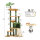 YITAHOME Cat Tree, Cat Climbing Tower, with Self-Grooming Brush, Sisal Scratching Posts, Play Balls, Ideal for Indoor Cats.