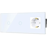 TAWOIA light switch & socket, EU standard, 1 gang,...
