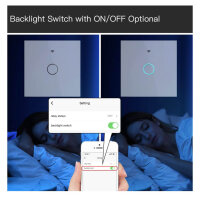 Moes Smart Switch 1 Gang Zigbee Compatible with Smart Life, Tuya, Alexa, Google Home, No Neutral Wire Required.