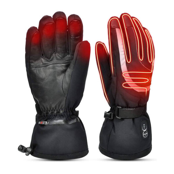 Heizhandschuhe SD30, XL, wiederaufladbar, 7,4 V 2200 mAh, ideal für Skifahren, Motorrad, Winter, für Männer und Frauen.