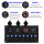 KIMISS 8 Gang Switch Panel, 12V/24V, LED Rocker Switch, Dual USB, Digital Voltmeter, SPST, for Yacht, Caravan, Car