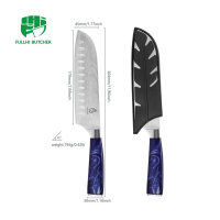 Fullhi Santoku-Messer, 7 Zoll, japanisches...