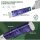 Fullhi Santoku-Messer, 7 Zoll, Küchenmesser, Edelstahl, mit lila Harz-Gehäuse