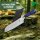Fullhi Santoku-Messer, 7 Zoll, Küchenmesser, Edelstahl, mit lila Harz-Gehäuse