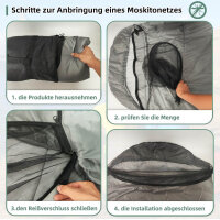 MRWIZMS Ultra, Schlafsack, leicht, mit Mückennetz, ideal für verschiedene Outdoor-Umgebungen, für Erwachsene geeignet.