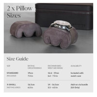 TAWBURY leather watch case, watch box for 2 watches, for travel, stylish storage for men and women.