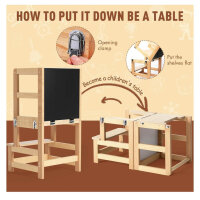 Lernturm Klappbar, Learning Tower, Mit Kippschutz, Message Boards, Höchste Sicherheit, Inkl. Montagezubehör, Ab 1 Jahr.