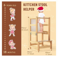 Lernturm Klappbar, Learning Tower, Mit Kippschutz, Message Boards, Höchste Sicherheit, Inkl. Montagezubehör, Ab 1 Jahr.