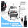 ABEST Airbrush Kompressor-Kit: Luftschlauch, Halter, Minifilter, Double-Action für Nail Art & Tattoos, Hobby-Malwerkzeug.