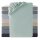 SOULFUL fitted sheet 140x200cm, 100% washed cotton, breathable, linen-like feel, for mattresses up to 25cm, light green.