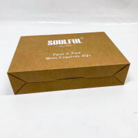 SOULFUL Spannbettlaken 180x200cm, Farbe Dunkel Camel, 100% gewaschene Baumwolle, atmungsaktiv, Leinengriff, für Matratzen bis 25cm.