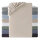 SOULFUL fitted sheet 180x200cm, 100% washed cotton, breathable, linen-like feel, camel beige, up to 25cm mattress height.