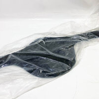 Sattelgurt, 150cm, Leder, mit Stollenschutz, schwarz, ideal für Komfort und Sicherheit beim Reiten.