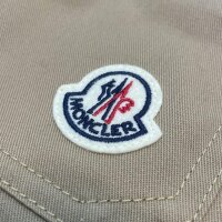 MONCLER Minirock, Größe 44, Gabardine, Camel-Beige, elegantes Design, vielseitig kombinierbar.
