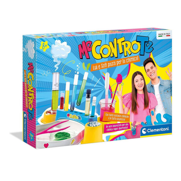 Clementoni, 19200, creative game, chemistry experiments, multicolored, promotes creativity and scientific understanding.