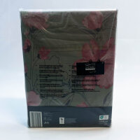 Home Ideas Living Renforce Bettwäsche-Garnitur, 100% Baumwolle, Kissenbezug 80x80cm, Bettbezug 135x200cm, atmungsaktiv, pflegeleicht.