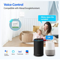 ThisRC Wireless Smart Roller Shutter Control Module, AC 230V, WIFI Controller, Tuya APP, Alexa/Google Home Compatible, Manual Control.